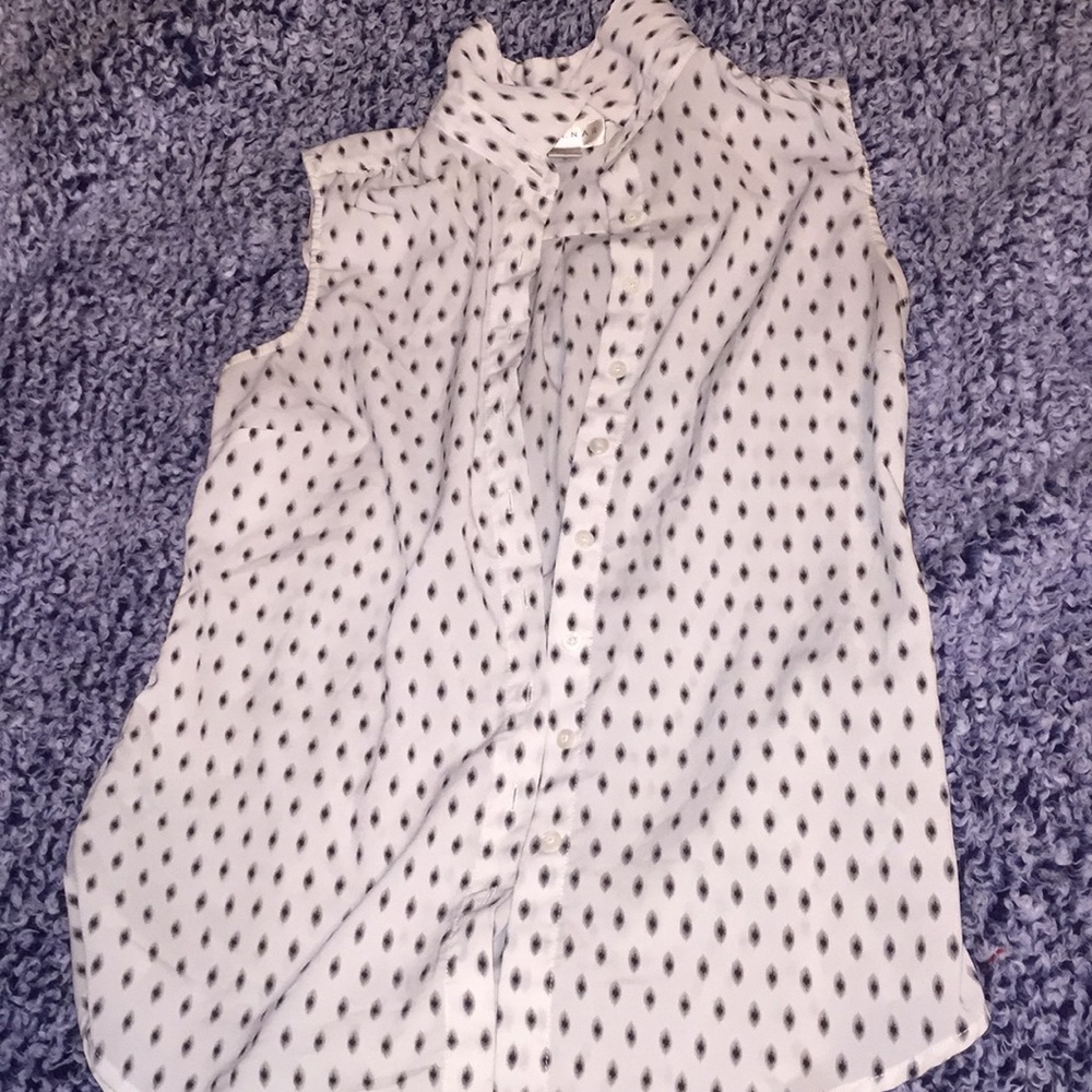 White Polka-dotted blouse